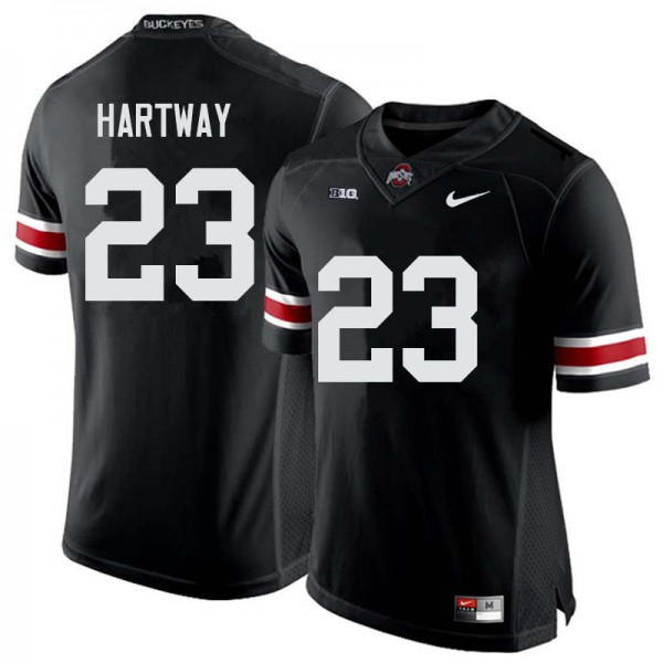 Ohio State Buckeyes #23 Michael Hartway Men Player Jersey Black
